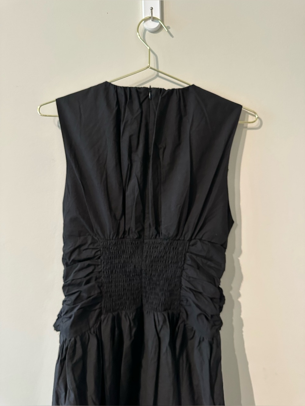 Commense Ruched Waist Maxi Dress in Black size Large. New with tag. - Picture 6 of 8